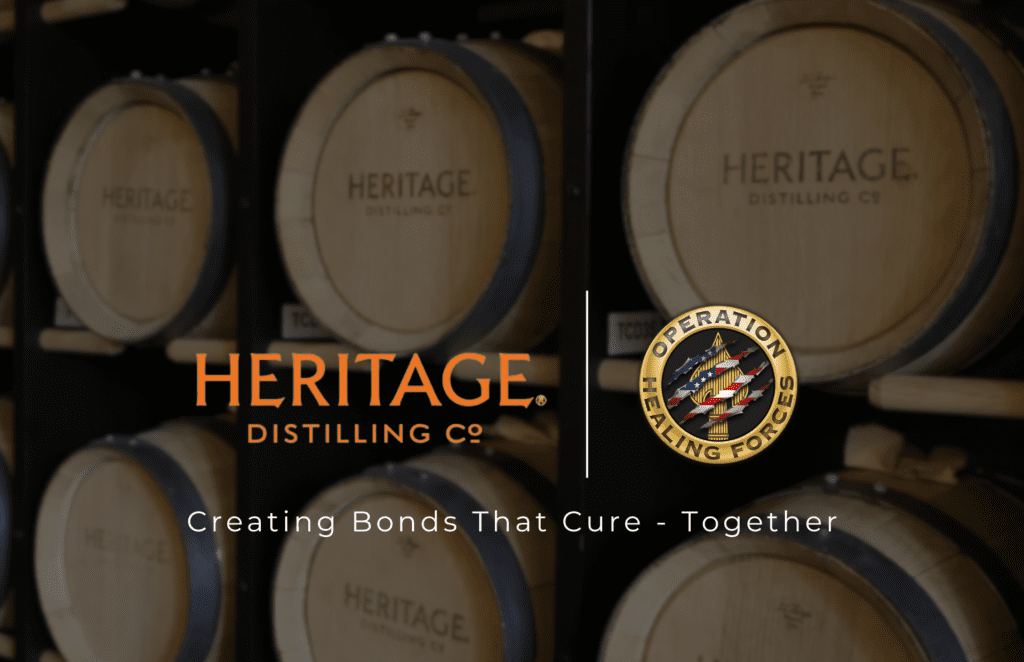 New partnership between Heritage Distilling Co and operation healing forces