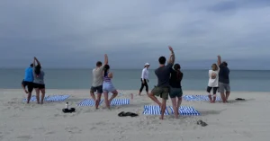 OHF couples yoga wellness