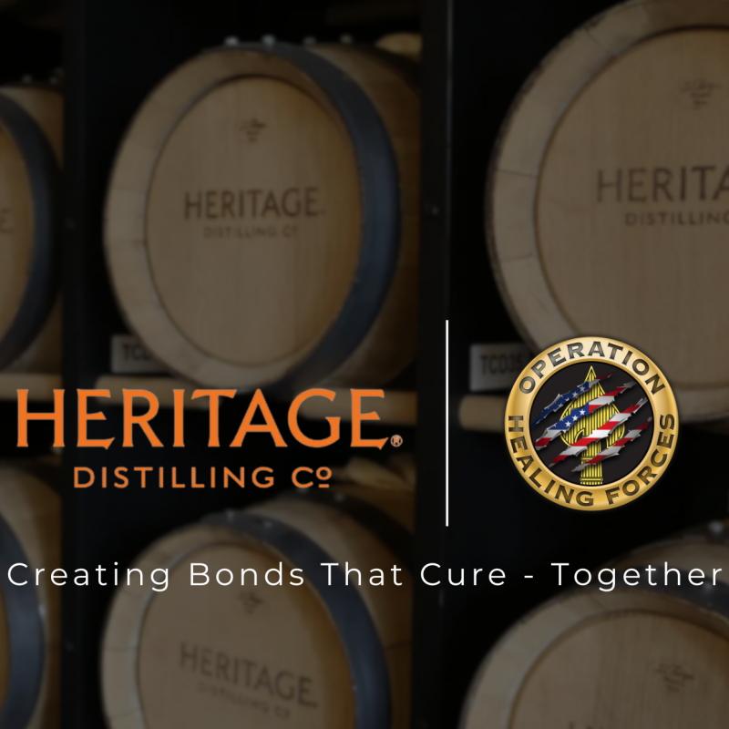 New partnership between Heritage Distilling Co and operation healing forces