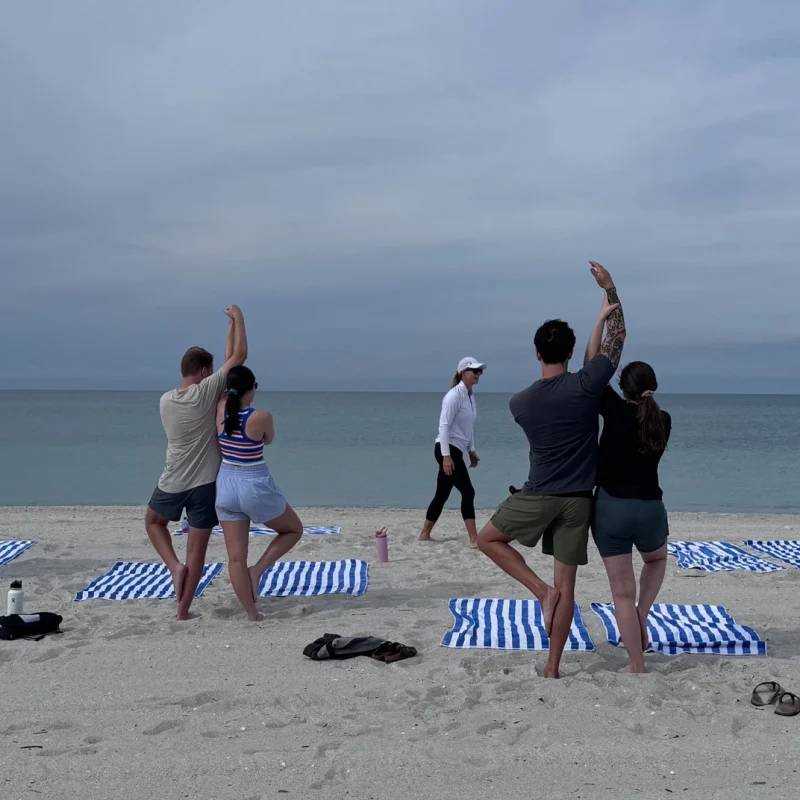 OHF couples yoga wellness